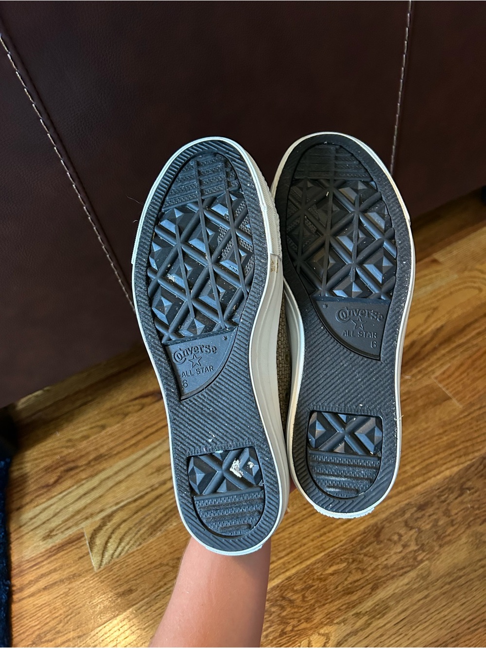 Converse Slip-On Sneakers in Olive Green Canvas - Picture 6 of 7